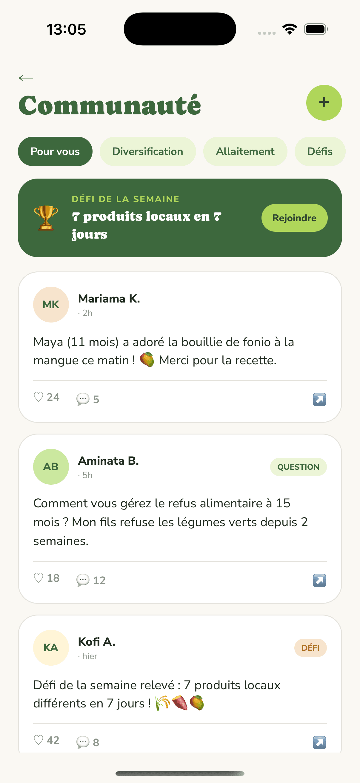 Fil de la communauté